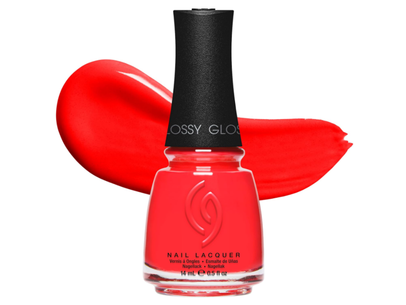 China Glaze Nail Lacquer, Italian Red, 0.5 fl oz/14 mL