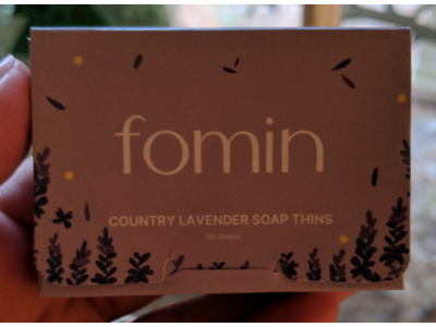 Fomin Country Lavender Soap Thins, 100 Sheets