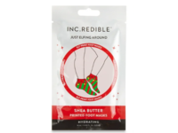 INC.redible Shea Butter Printed Hydrating Foot Mask, Just Elfing Around, 0.6 fl oz/18 mL - Image 2
