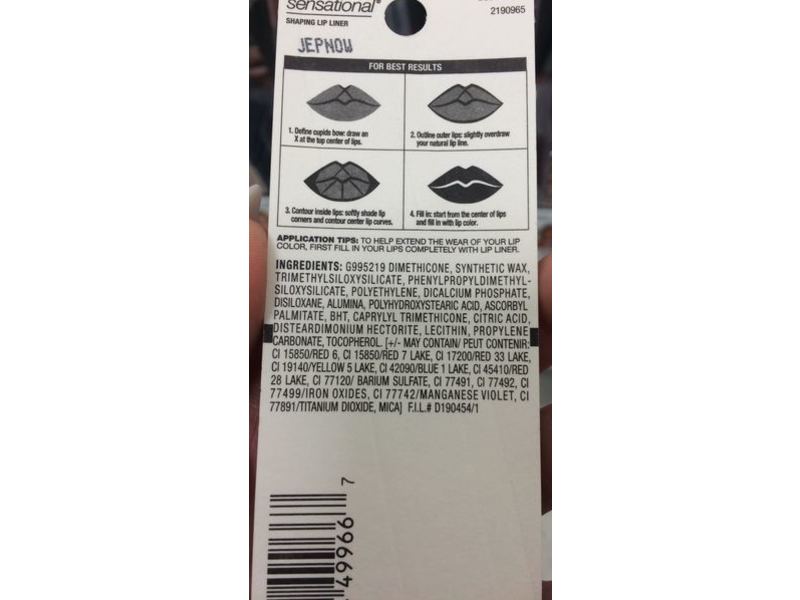 Maybelline New York Color Sensational Shaping Lip Liner, 130 Dusty Rose, 0.01 oz/280 mg, Pack Of 2
