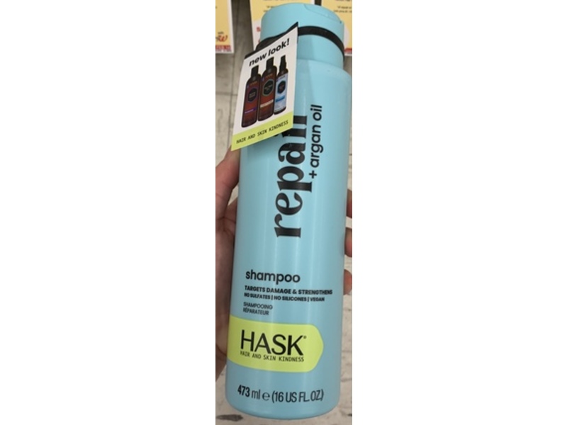 Hask Repair + Argan Oil Shampoo, 16 fl oz/473 mL