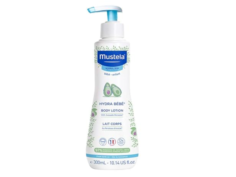 Mustela Hydra Bebe Body Lotion, Avocado, 10.14 fl oz/300 mL