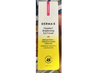 Derma E Vitamin C Brightening Eye Cream, Vitamin C, Niacinamide, 0.5 oz/14 g - thumbnail 2