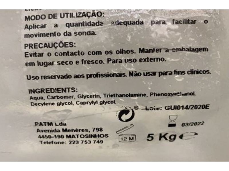 Pluri Gel De Contato para Depilacao Laser Uso Cosmetico
