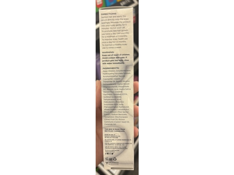 Bleach London Reincarnation Scalp Treatment Serum, 2.54 fl oz/75 mL