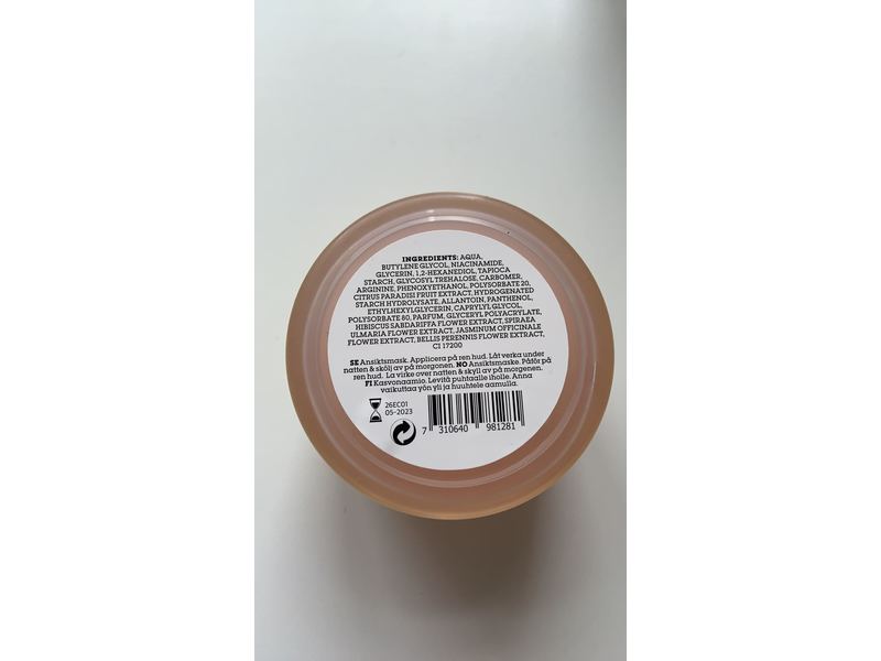 Budgie renewing Sleeping Face Mask, Radiance Reboost