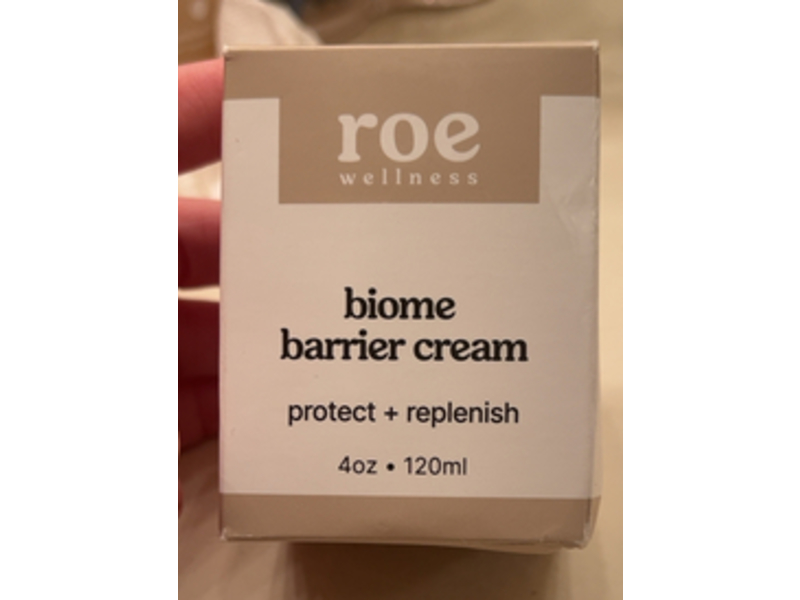 Roe Wellness Biome Barrier Cream, Protect + Replenish, 4 oz/120 mL