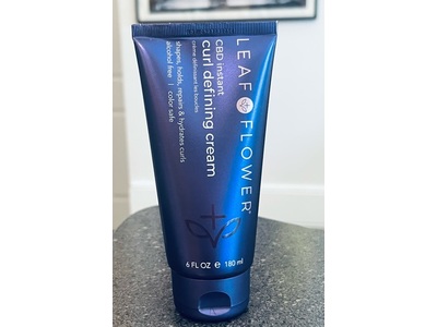 Leaf & Flower CBD Instant Curl Defining Cream, 6 fl oz/180 mL