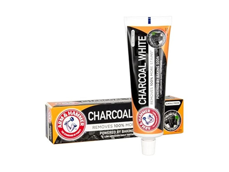 Arm & Hammer Charcoal White Toothpaste, Minty, 75 mL