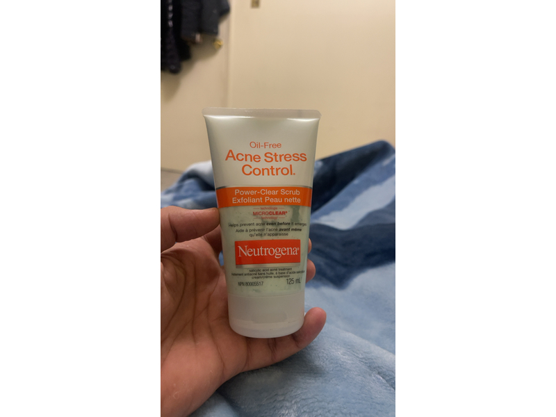 Neutrogena Acne Stress Control Scrub, Microclear, 125 mL