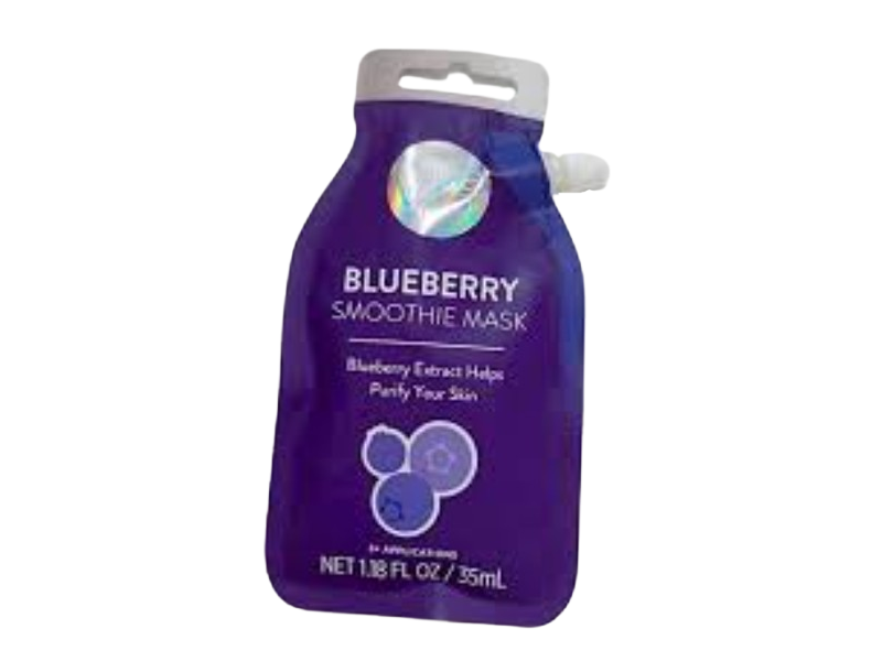 Miss Spa Smoothie Mask, Blueberry, 1.18 fl oz/35 mL