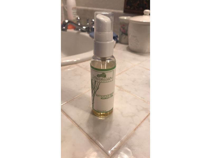 Hawaiian Bath & Body, Nut Oil Kukui Lemongrass, 2 fl oz/60 mL
