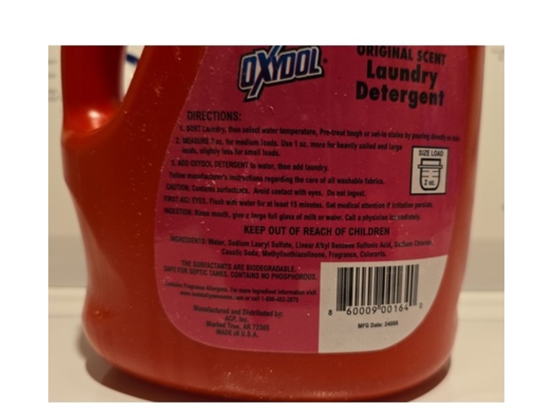 Oxydol Laundry Detergent, Original Scent, 32 Loads, 64 fl oz/1892 mL