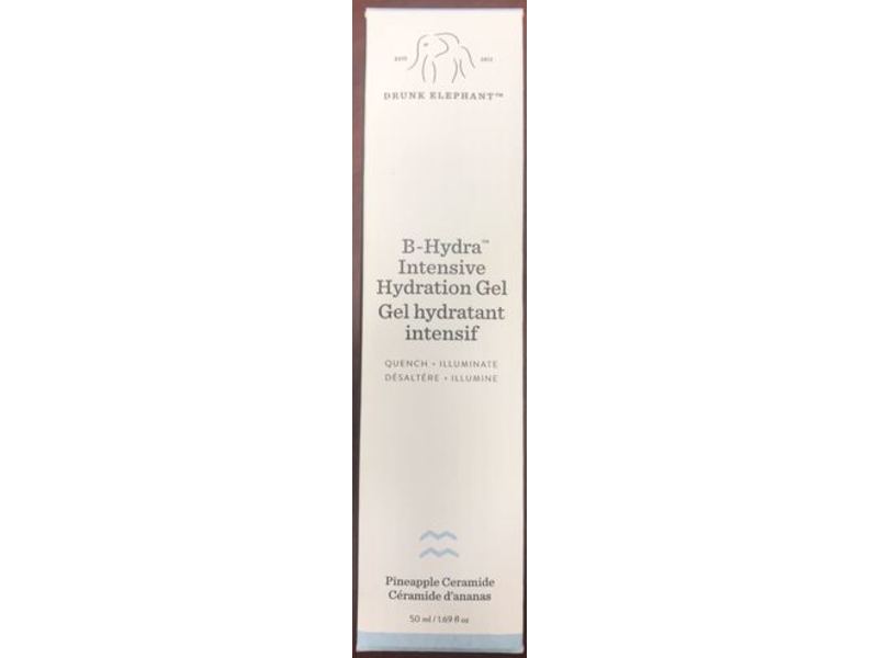 Drunk Elephant B-Hydra Intensive Hydration Gel, Pineapple Ceramide, 1.69 fl oz/50 mL