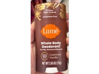Lume Whole Body Deodorant, Cashmere Vanilla, 2.6 oz/75 g - thumbnail 2