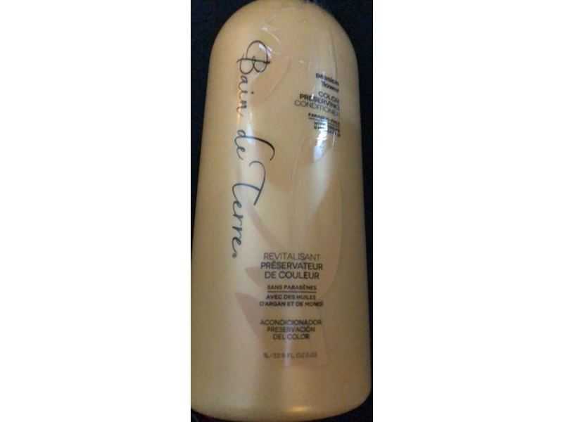 Bain De Terre Color Preserving Conditioner, Passion Flower, 33.8 fl oz/1 L