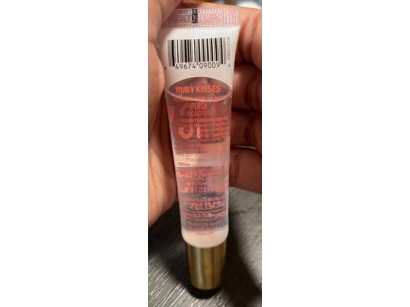 Broadway Ruby Kisses Ulta-Lip Gloss, Peach BCLG 12D, 0.47 fl oz.14 mL