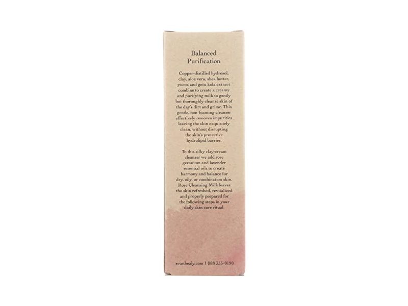 Evanhealy, Rose Cleansing Milk, 4 Fl Oz