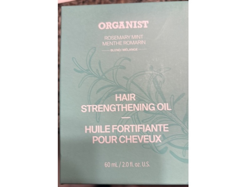 Organist Hair Strengthening Oil, Rosemary Mint, 2 fl oz/60 mL