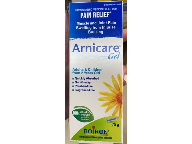 Boiron Arnicare Pain Relief Gel, Muscle & Joint Pain, 75 g