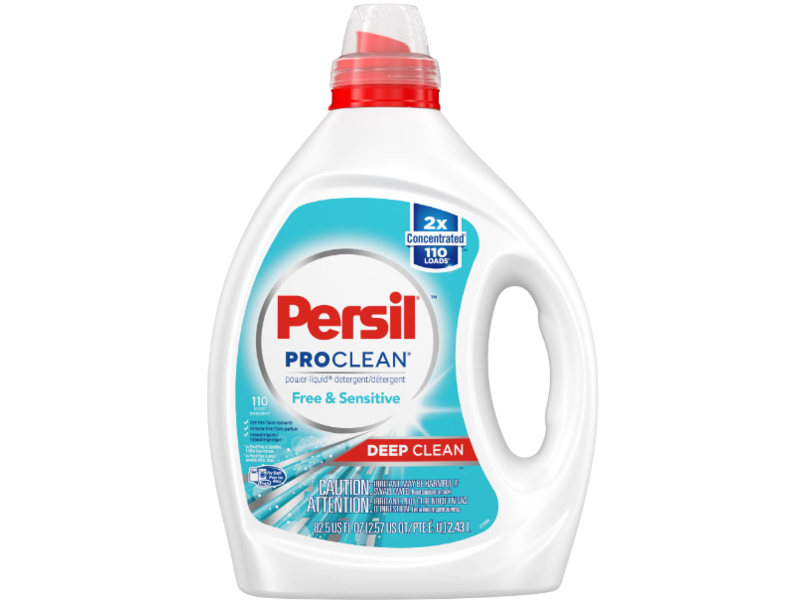 Persil Proclean Power-Liquid Laundry Detergent, Free & Sensitive, 110 Loads, 82.5 fl oz/2.43 L