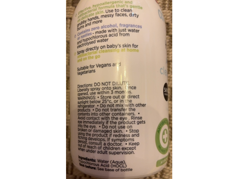 Vital Baby Hygiene Aquaint Cleansing Water, 500 mL