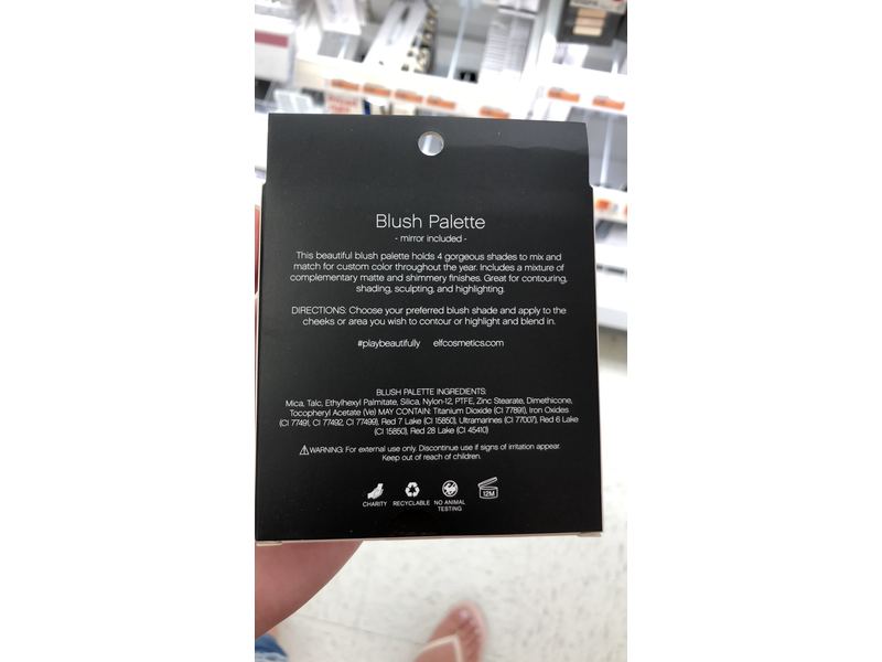 e.l.f. Cosmetics Blush Palette Light, 0.14 Ounce