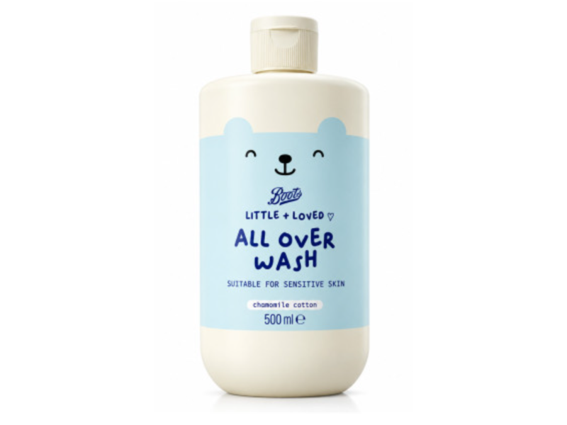 Boots Little + Loved All Over Wash, Chamomile Cotton, 500 mL