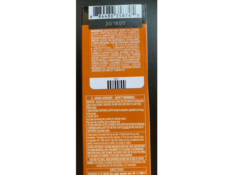 Redken Color Fusion Advanced Performance Color Cream, 5CR Copper Red, 2.1 oz/60 mL