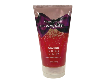 Bath & Body Works Foaming Sugar Scrub, A Thousand Wishes, 8 oz/226 g