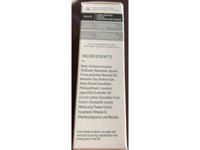 Green Roads CBD Muscle & Joint Cream, 1 fl oz/30 g