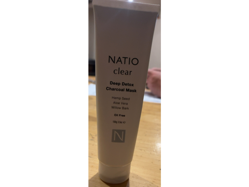 Natio Clear Deep Detox Charcoal Mask, 3.5 oz/100 g