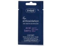 Ziaja Smoothing Overnight Face Mask, Acai Berries, 7 mL - Image 2
