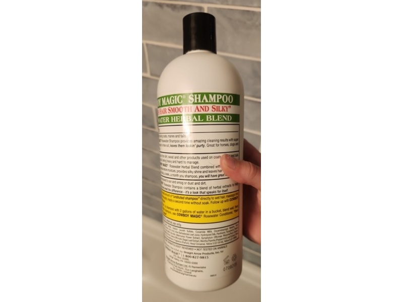 Cowboy Magic Shampoo, Rose Water, 32 fl oz/946 mL