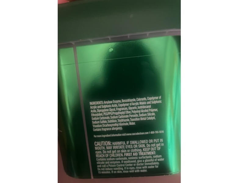 Cascade Complete ActionPacs Dishwasher Detergent, Fresh Scent, 55 Pacs, 29.4 oz/836 g