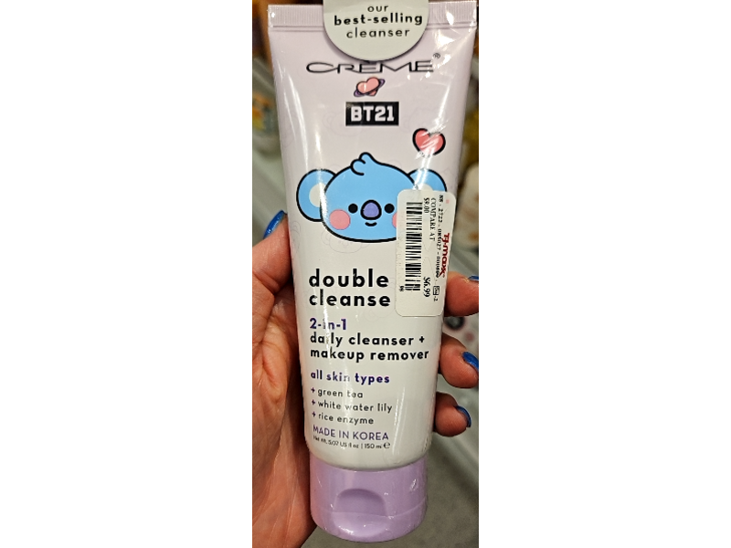 The Creme Shop Double Cleanse 2-In-1 Daily Cleanser + Makeup Remover, 5.07 fl oz/150 mL