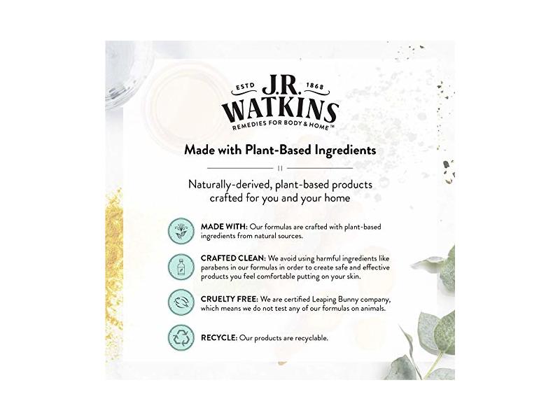 J.R. Watkins No Rinse Foaming Hand Cleanser, Blue Lavender, 1.6 fl oz/48 mL