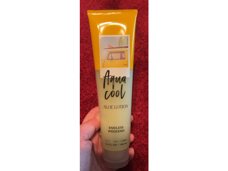 Bath & Body Works Aqua Cool Aloe Lotion, Endless Weekend, 5.6 fl oz/166 mL