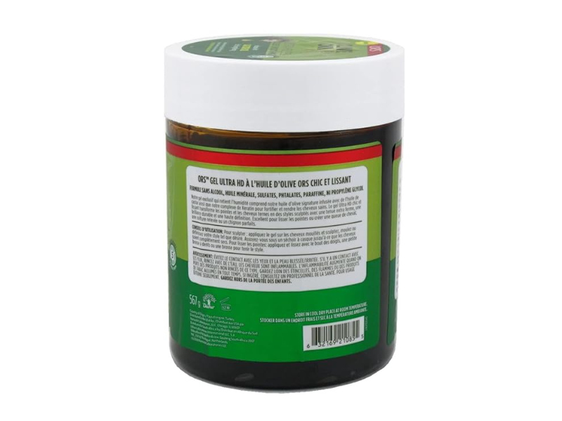 Ors Olive Oil Ultra HD Sleek Smoothing Gel, Castor Oil, 20 oz/567 g