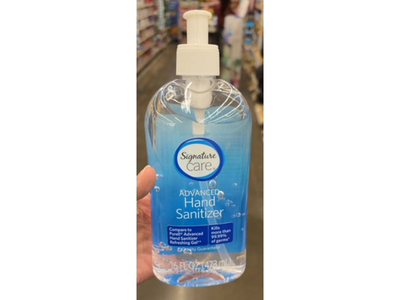 Signature Care Advanced Hand Sanitizer, 16 fl oz/473 mL