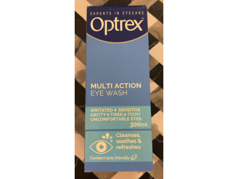 Optrex Multi Action Eye Wash, 300 mL