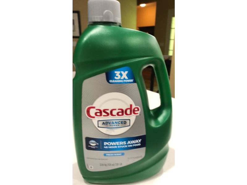 Cascade Advanced Power Away Dishwasher Detergent, Fresh Scent, 125 oz/3.54 kg