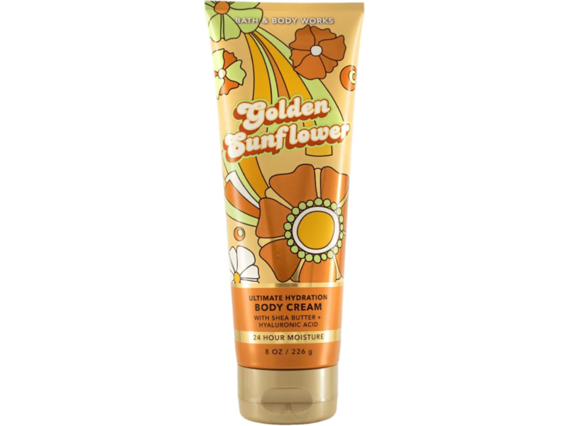 Bath & Body Works Ultimate Hydration Body Cream, Golden Sunflower, 8 oz/226 g, Pack Of 2