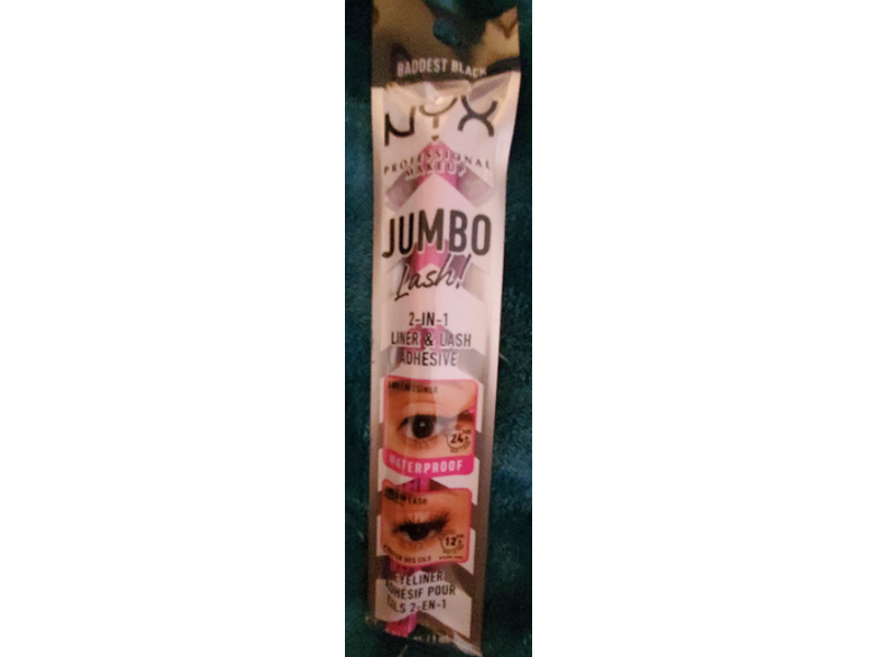 NYX Professional Makeup Jumbo Lash 2 In 1 Liner & Lash Adhesive, 0.03 oz/1 mL