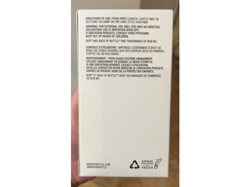 Bob Shore Thing Texturizing Spray, Citrus Extract & Lime Extract, 4.2 fl oz/125 mL