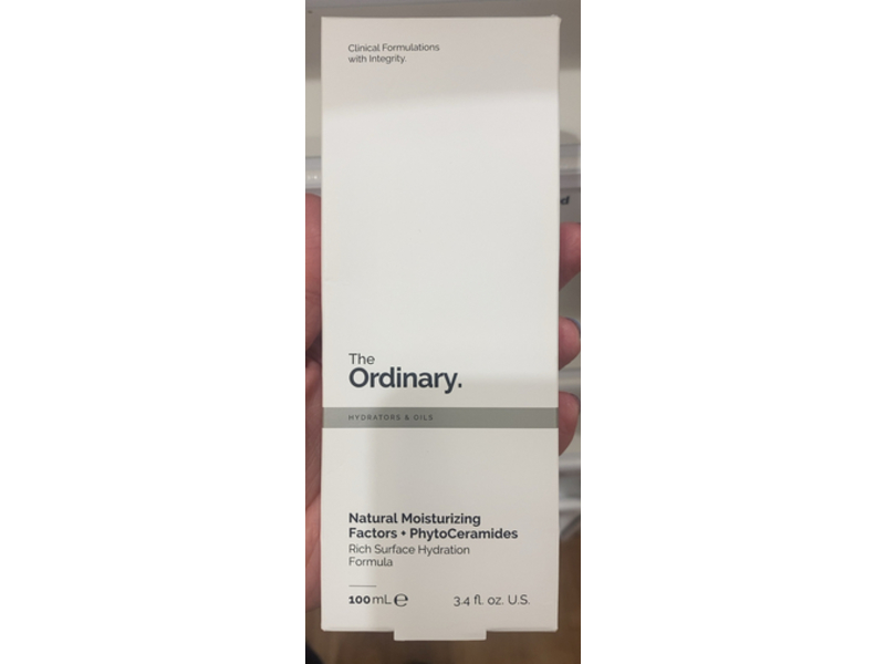 The Ordinary Natural Moisturizing, Factors + PhytoCeramides, 3.4 fl oz/100 mL