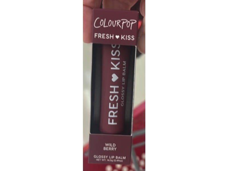 ColourPop Fresh Kiss Glossy Lip Balm, Wild Berry, 0.49 oz/14 g