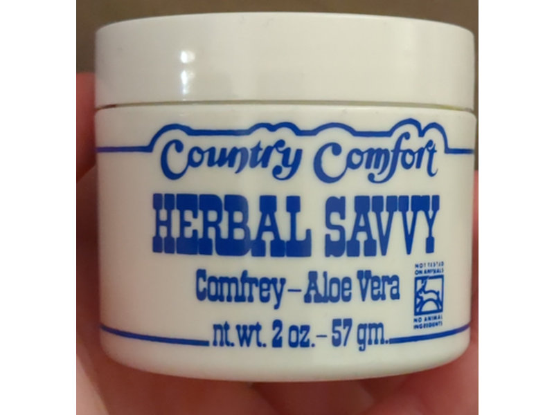 Country Comfort Herbal Savvy, Comfrey-Aloe Vera, 2 oz/57 g