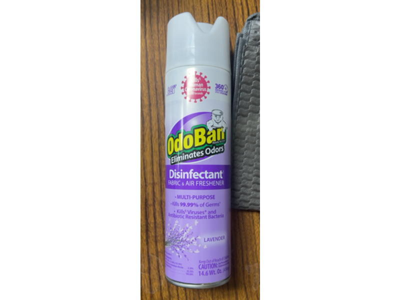 Odoban Disinfectant, Lavender, 14.6 oz/414 g, Pack Of 6