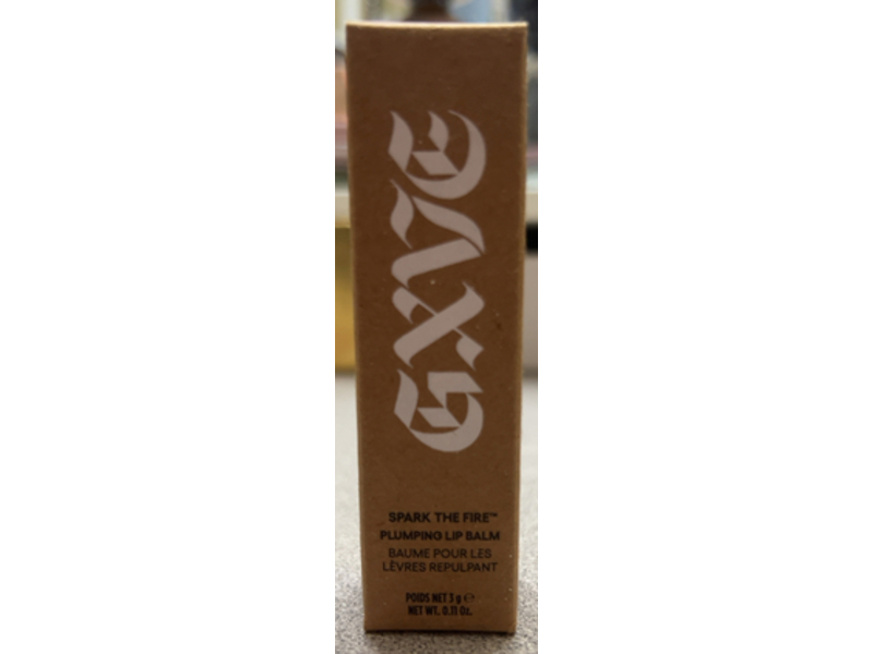 GXVE Spark The Fire Plumping Lip Balm, LUV, 0.11 oz/3 g
